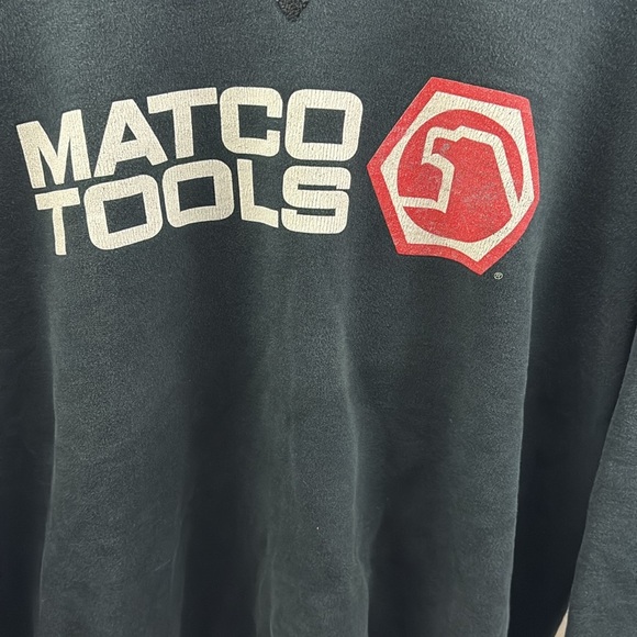 Matco Tools Sweatshirt Size Medium Black Mens - Picture 3 of 6